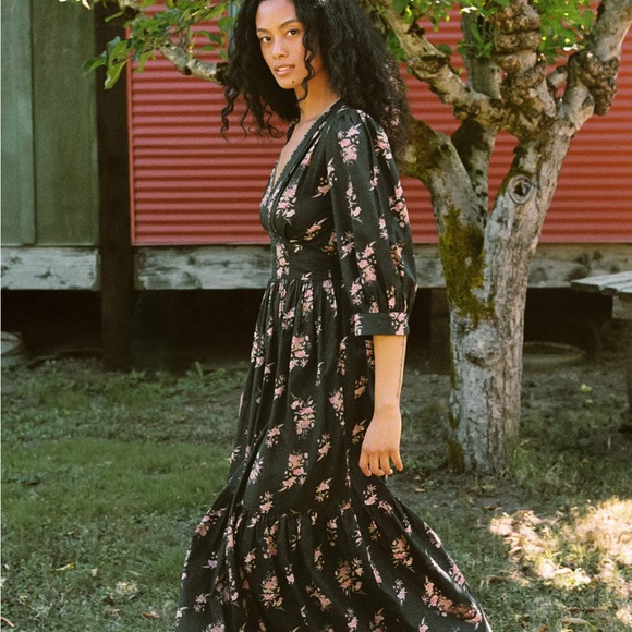 RESERVED Christy Dawn Brigitte Dress - Night Bouquet NWT - Picture 5 of 7